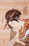 Utamaro Kitagawa：the series Six Famous Beauties：The Courtesan Hanaogi of Ogiya